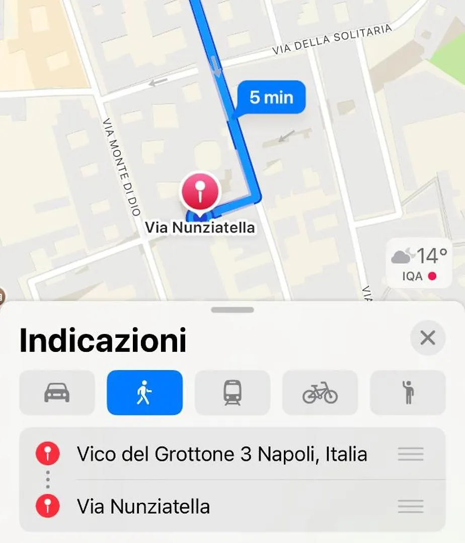 Pensión Casetta Piazza Plebiscito Nápoles